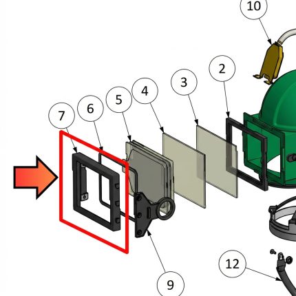 ramka do hełmu apollo 100